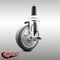 Service Caster 5 Inch 316SS Thermoplastic Rubber Swivel 1 Inch Expanding Stem Caster Brake SCC-SS316EX20S514-TPRB-TLB-1 - alternate 4
